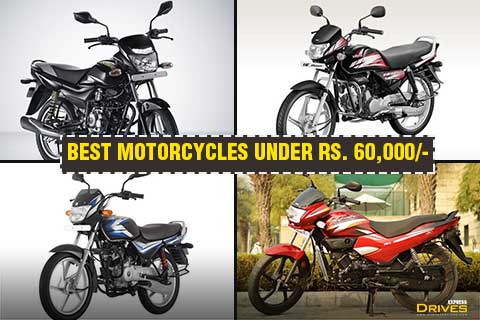 Best bikes in India below Rs 60,000: Hero Splendor, TVS Victor and more