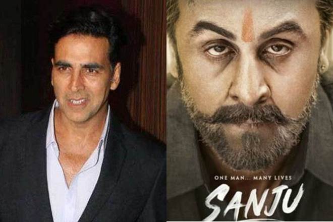 akshay kumar, sanju, ranbir kapoor, rajkumar hirani, sanjay dutt, manyata, anushka sharma, vicky kaushal, dia mirza