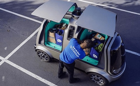 Video: Self-driving vehicles that will soon deliver your groceries