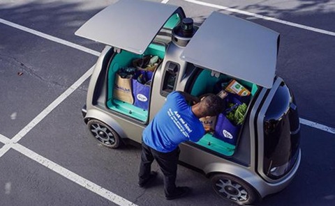 Video: Self-driving vehicles that will soon deliver your groceries
