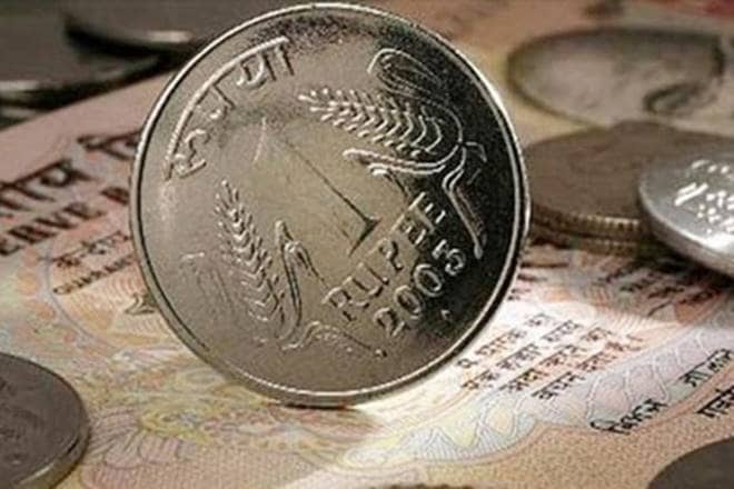 The rupee declined two paise to 68.69 against the US dollar in early trade today.