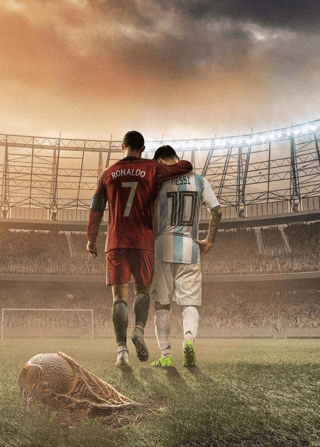 Ronaldo and Messi were chosen to be the heir of that archaic generation. (Twitter/BossLogic)