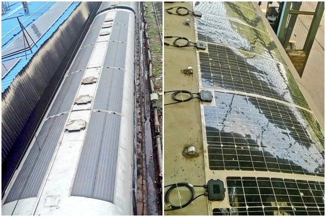 Indian Railways fits solar panels on mainline trains Indian Railways fits solar panels on mainline trains