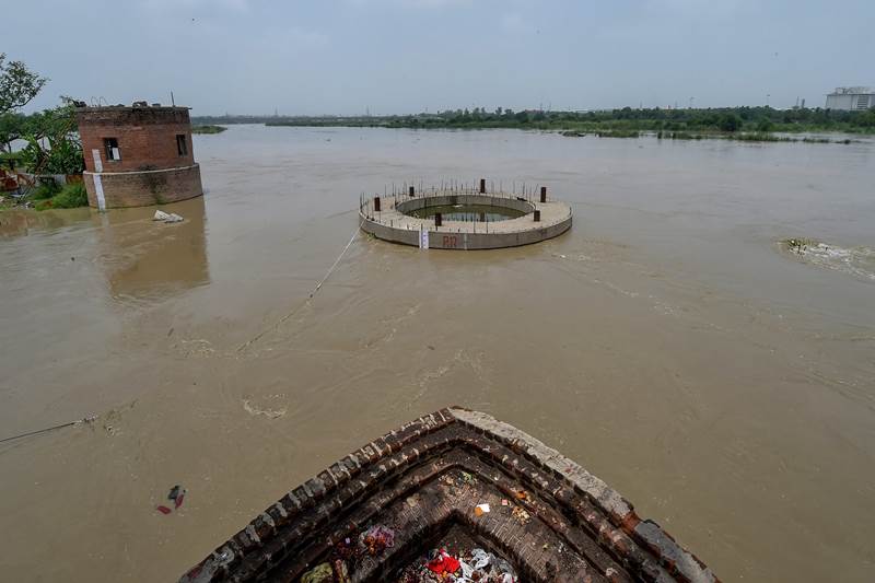 delhi flood alert, delhi flood, delhi flood alert 2018, flood in delhi, delhi flood photos