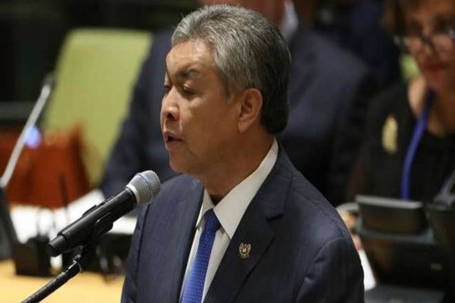 Analysts said Zahid's election to lead UMNO on Saturday reflected a reluctance to change in the party. (Reuters)