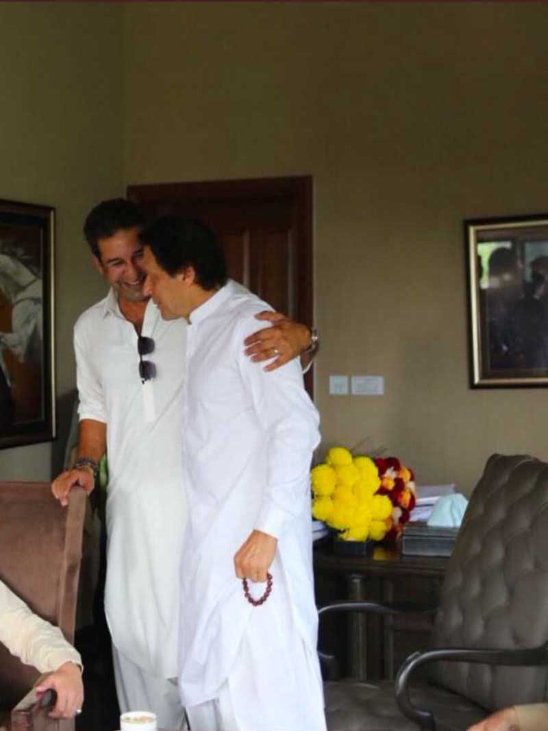 2 - Wasim Akram was mentored by Imran Khan and played an important role in 1992 World Cup final. (Wasim Akram/Twitter)
