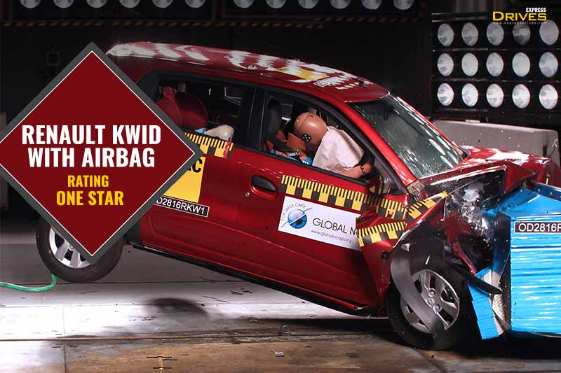 The driver airbag trims of the Renault Kwid got only one star in the Global NCAP crash test. The report says that the protection offered to the driver and passenger head is good. On the other hand, the protection to driver and passenger was poor and weak respectively. The report adds that Renault added reinforcements only on the driver side and not on passenger side.