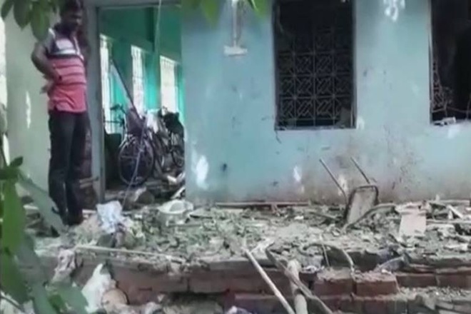 TMC Explosion west bengal TMC Explosion west bengal