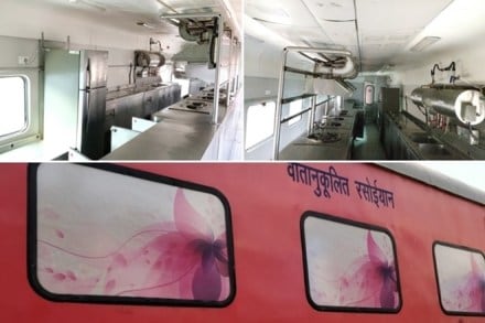 The AC pantry cars will have an induction cooking system and will also ensure hygiene in food preparation. 
