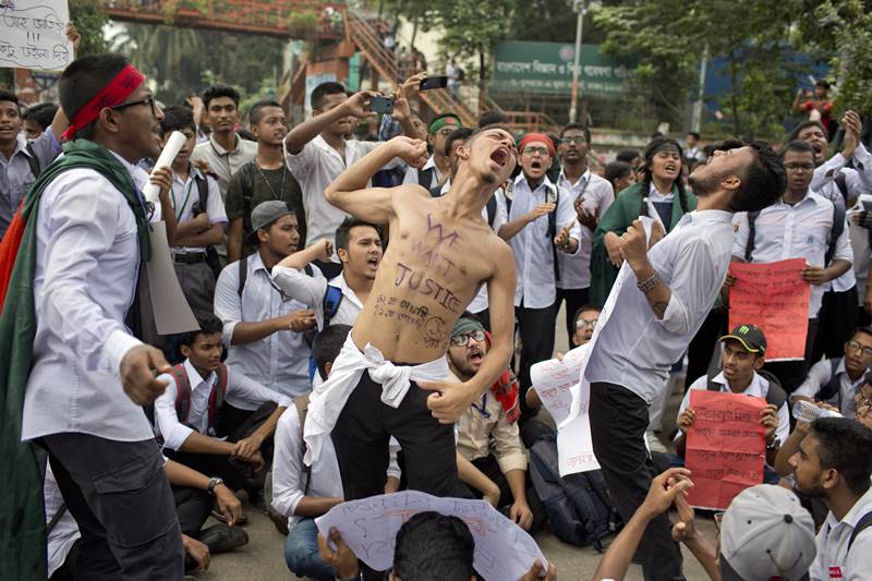 Bangladesh protests, bangladesh, bangladesh news, bangladesh student protest, bangladesh student protests, bangladesh student protest 2018, dhaka news, dhaka protests, dhaka student protest, dhaka university protest, sheikh hasina, bangladesh protest pictures