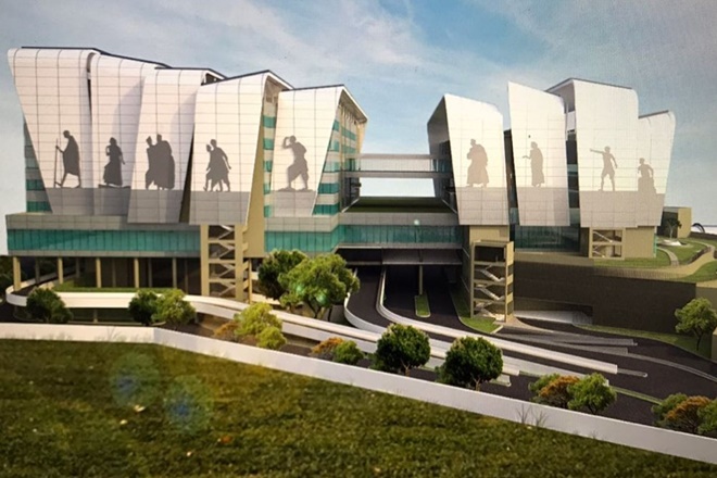 The multi-modal Sabarmati hub will provide commuters the option of conveniently interchanging between different modes of transport - high-speed rail, BRT, metro and the Indian Railways network. (image: Smriti Jain)