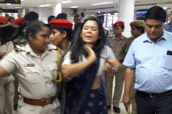 mahua moitra, mahua moitra assaults cop, mahua moitra tmc, mahua moitra twitter, West Bengal, Trinamool Congress, Mamata Banerjee, Silchar airport, TMC delegation, Assam NRC draft, Kolkata