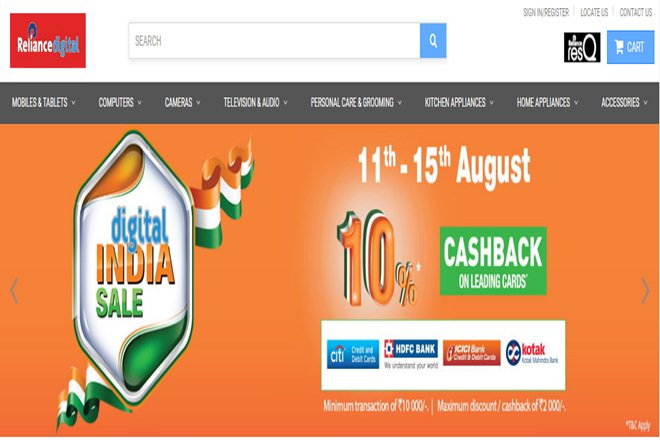 independence day sale 2018, independence day sale, independence day sale 2018 india, independence day sale reliance , reliance digital, digital india sale, reliance digital 2018