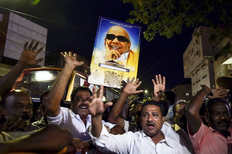 Karunanidhi was admitted to the hosptial on July 28 following a dip in his blood pressure. He is in the ICU ever since. 

