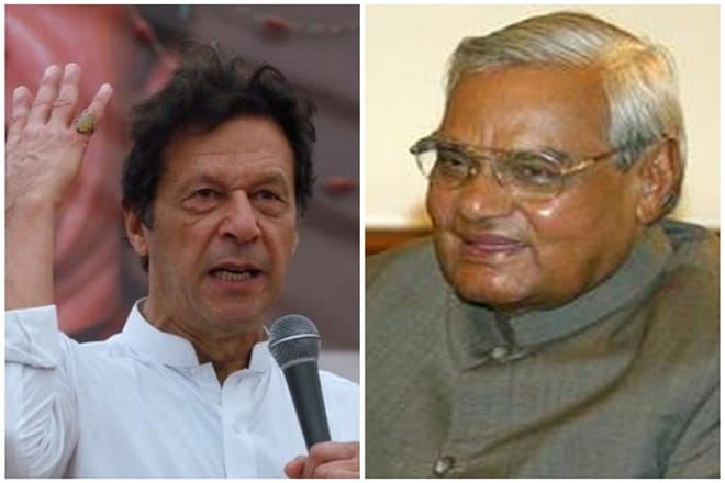 Imran Khan and Atal Bihari Vajpayee (ANI)