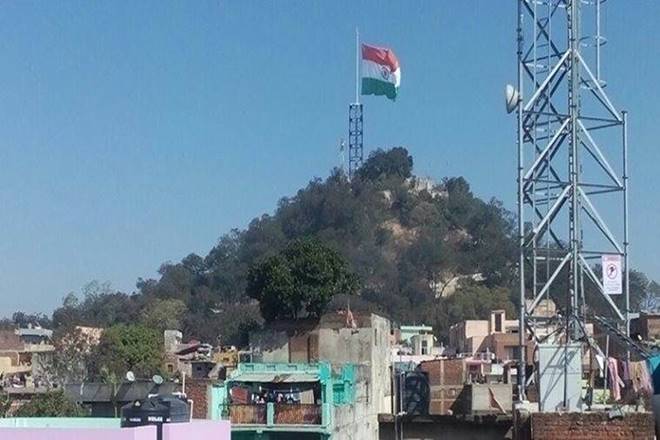 The flagpole was used for hoisting the Indian flag for the first time on January 23, 2016. (File photo: IE)