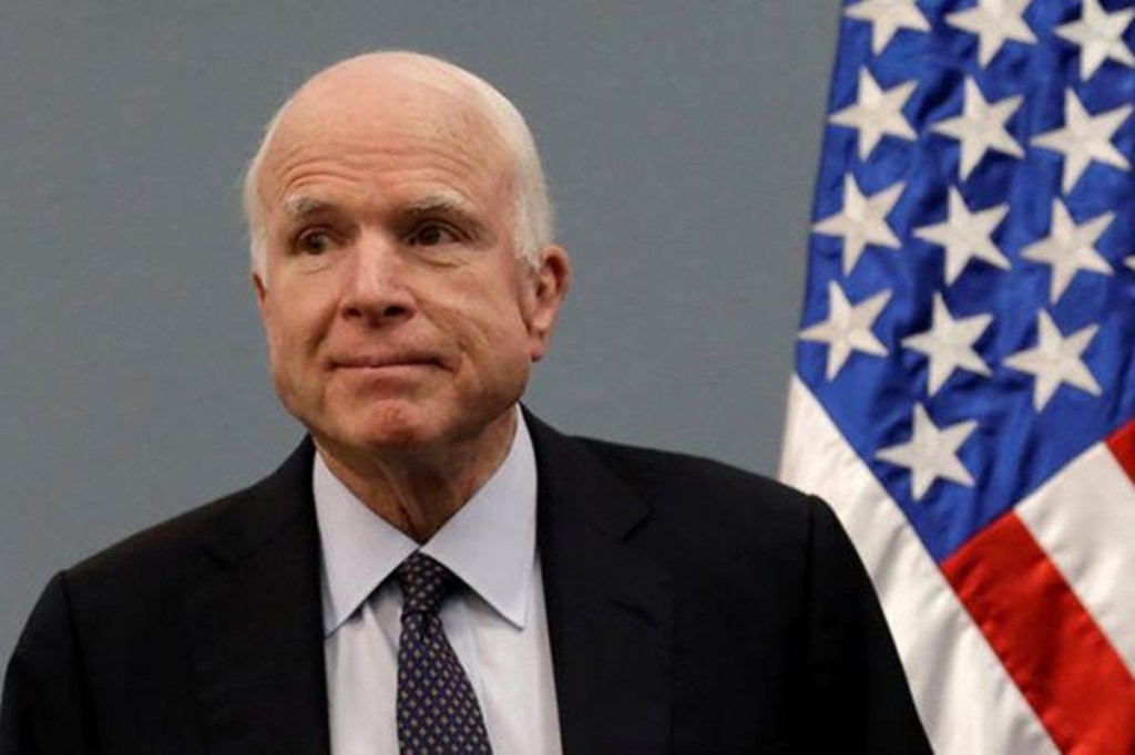 John McCain and Donald Trump: no love lost