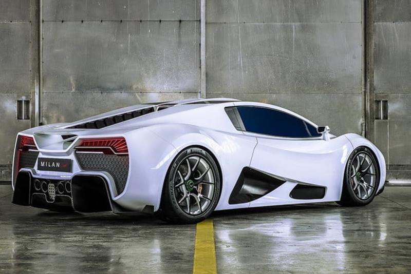 Milan Red claims a 0-100 kmph in less than 2.5 seconds with a top speed of 400 kmph.