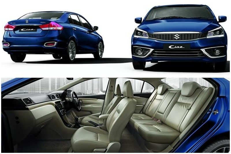 Inside the new Maruti Suzuki Ciaz, there are now new features like Eco illumination in speedometer which changes the colour based on driving pattern. It gets a new 4.2-inch coloured MID unit as well. The Ciaz's touchscreen infotainment supports audio, navigation and connectivity controls. The new Ciaz promises better space and leg room compared to Honda City, Hyundai Verna and Toyota Yaris.