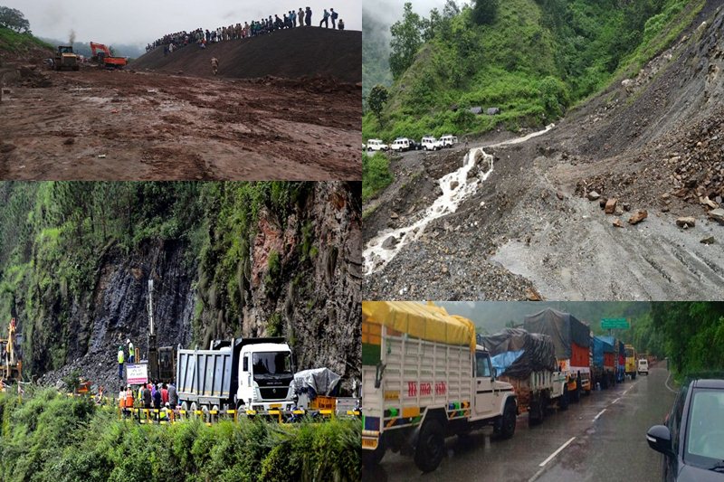 himachal pradesh weather today, himachal landslide, himachal landslide pics, uttarakhand landslide, shimla, jammu and kashmir, jammu kashmir weather today, jammu srinagar highway, jammu srinagar highway status, landslide in shimla, landslide in himachal, landslide in himachal pradesh 2018