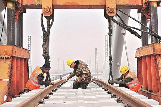 The Union Minister for Development of North Eastern Region (DoNER) added that the work had already started on the 45-km-long rail link. (Representational photo: Reuters) The Union Minister for Development of North Eastern Region (DoNER) added that the work had already started on the 45-km-long rail link. (Representational photo: Reuters)