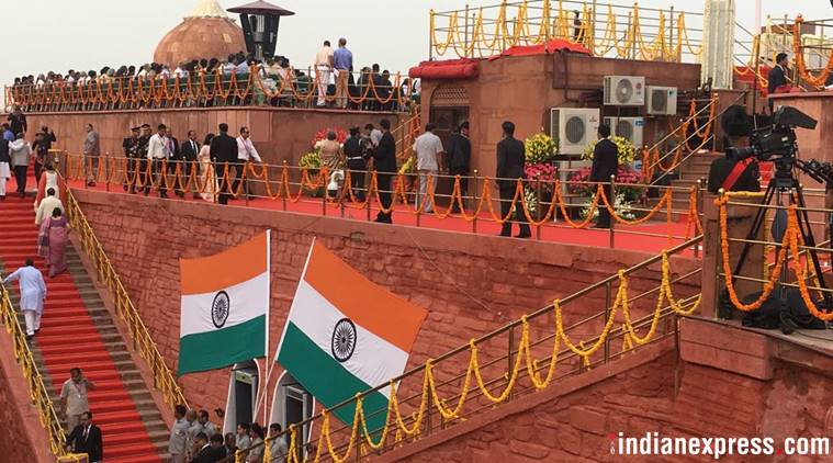 red fort, independence day, August 15, red fort delhi news, red fort independence day celebration, red fort independence day images, independence day images, independence day red fort, independence day red fort images, independence day preparation in delhi, independence day red fort pics, independence day red fort photos, lal qila photos