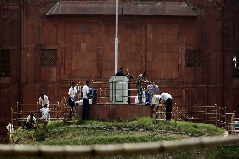 red fort, independence day, August 15, red fort delhi news, red fort independence day celebration, red fort independence day images, independence day images, independence day red fort, independence day red fort images, independence day preparation in delhi, independence day red fort pics, independence day red fort photos, lal qila photos