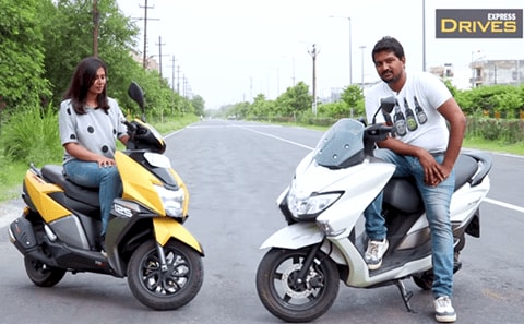 Watch video: Suzuki Burgman Street vs TVS Ntorq 125 review: Which scooter to buy