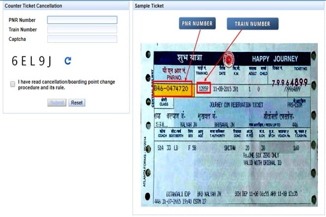 ticket cancellation