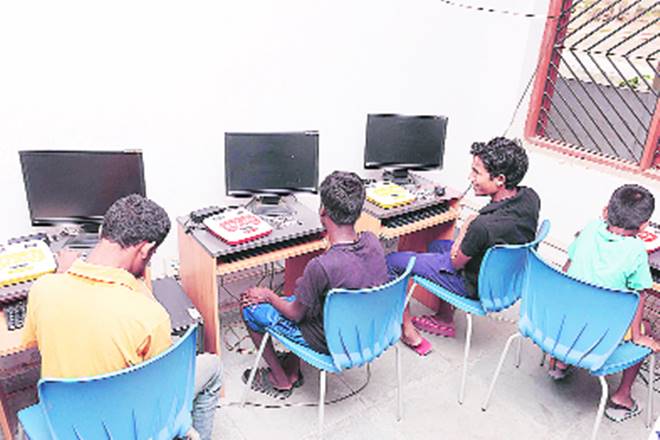 Visually impaired students , ranchi Visually impaired students , ranchi