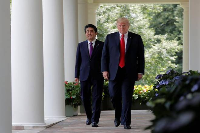 Donald Trump, Shinzo Abe to dine at Trump Tower (File photo)