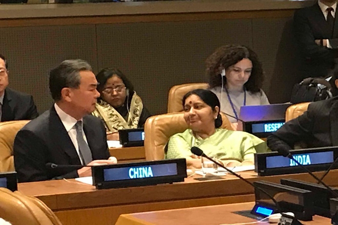 India ready to take lead on climate action: Sushma Swaraj (Image:Twitter)