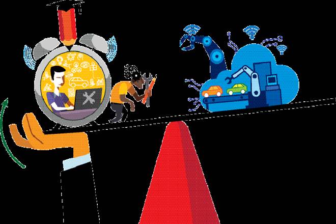 Creating workforce for future factories (Illustration: shyam kumar prasad)