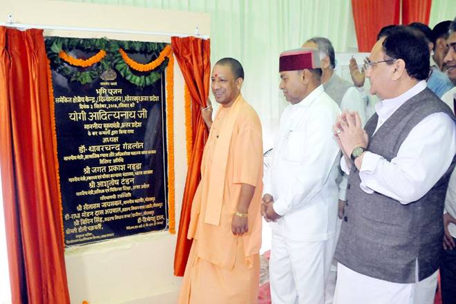 UP CM Yogi Adityanath lays foundation stone for ‘Divyangjan ...