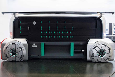 Take a look at the most weird driverless vehicle: EZ-Pro