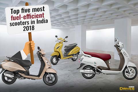 fuel efficient scooters 2018