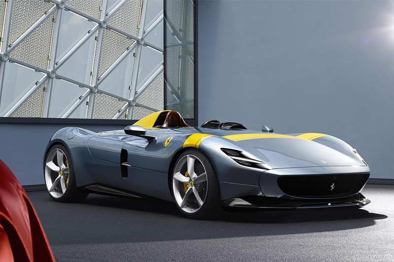 The Ferrari Monza SP1 and SP2 draw inspiration from some of the Prancing Horse’s greatest creations. According to Ferrari, the two new open-roofed cars reference the 1950s 166 MM, 750 Monza, and 860 Monza — three cars that helped establish the Ferrari legend in racing. They also feature the roofless body style Ferrari calls “barchetta” (Italian for “little boat”), which is replicated on the new special-edition cars.