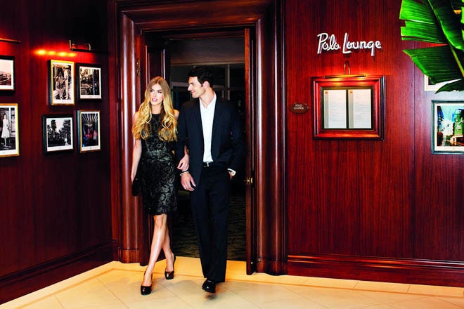 The Polo Lounge at The Beverly Hills Hotel The Polo Lounge at The Beverly Hills Hotel