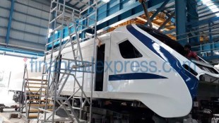 Exclusive images of Train 18 engine-less train