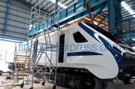 Exclusive images of Train 18 engine-less train Exclusive images of Train 18 engine-less train