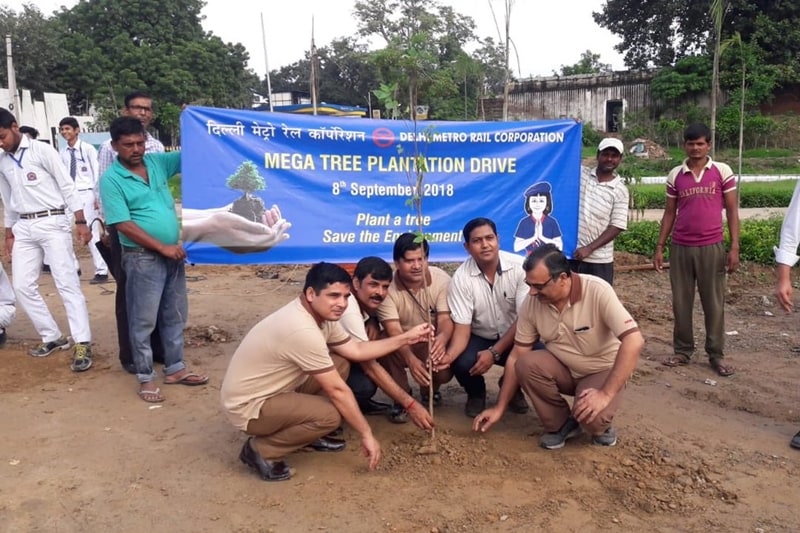 delhi plantation drive, mega tree plantation drive, delhi tree plantation, tree plantation day photos, arvind kejriwal, tree plantation in delhi, tree plantation campaign delhi