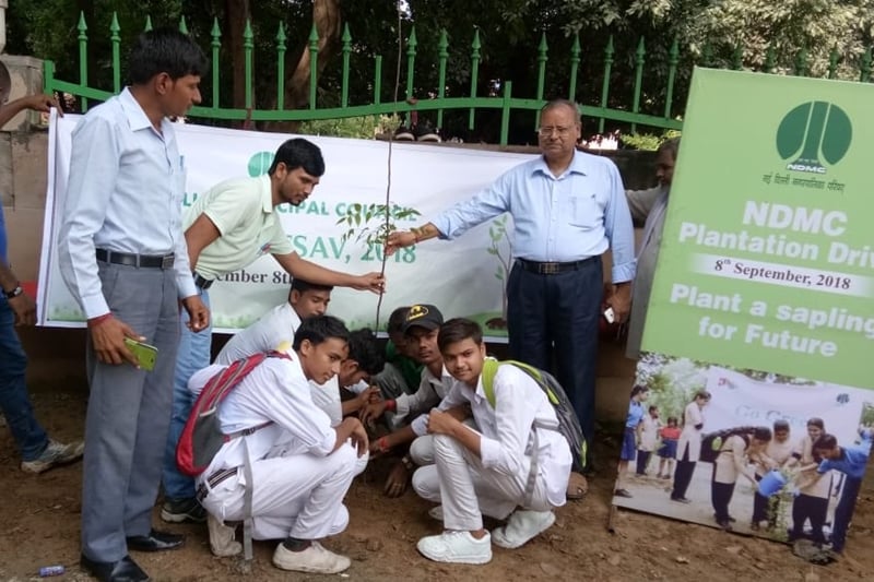 delhi plantation drive, mega tree plantation drive, delhi tree plantation, tree plantation day photos, arvind kejriwal, tree plantation in delhi, tree plantation campaign delhi