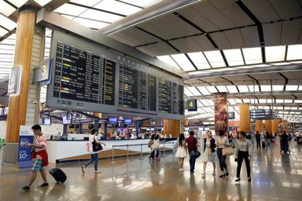 Changi opened its Terminal 4 last October partly with the idea of using its smallest and newest facility to test and develop automation. (Reuters)
