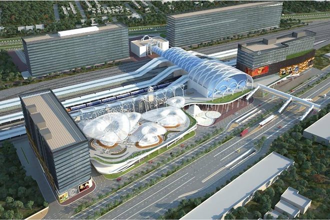 Habibganj railway station is being redeveloped