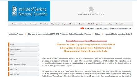 The Main/single examination for officer scale I, II, III will be conducted on September 30, 2018. 