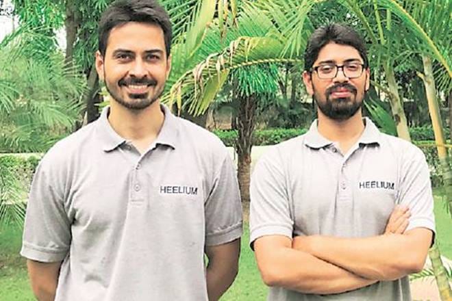 Heelium co-founders Prateek Sharma and Siddharth Jain