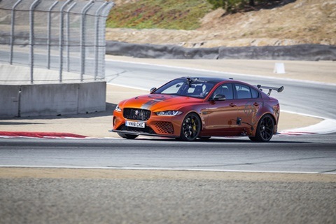 Jaguar XE SV Project 8 is world’s fastest production sedan with new lap record in the US