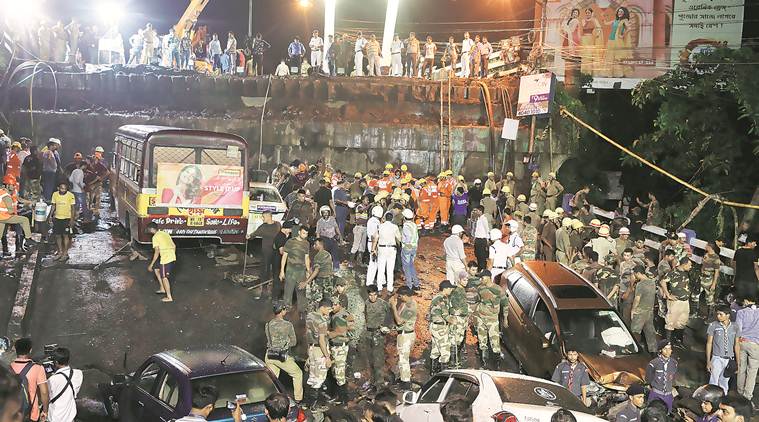 Kolkata Majherhat bridge collapse: Another bridge goes down in City of ...