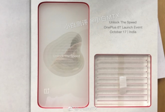 OnePlus 6 invite leaked on Weibo