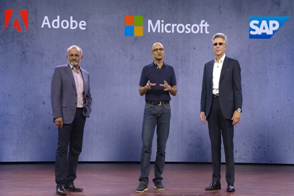 Adobe, Microsoft and SAP announce Open Data Initiative Adobe, Microsoft and SAP announce Open Data Initiative